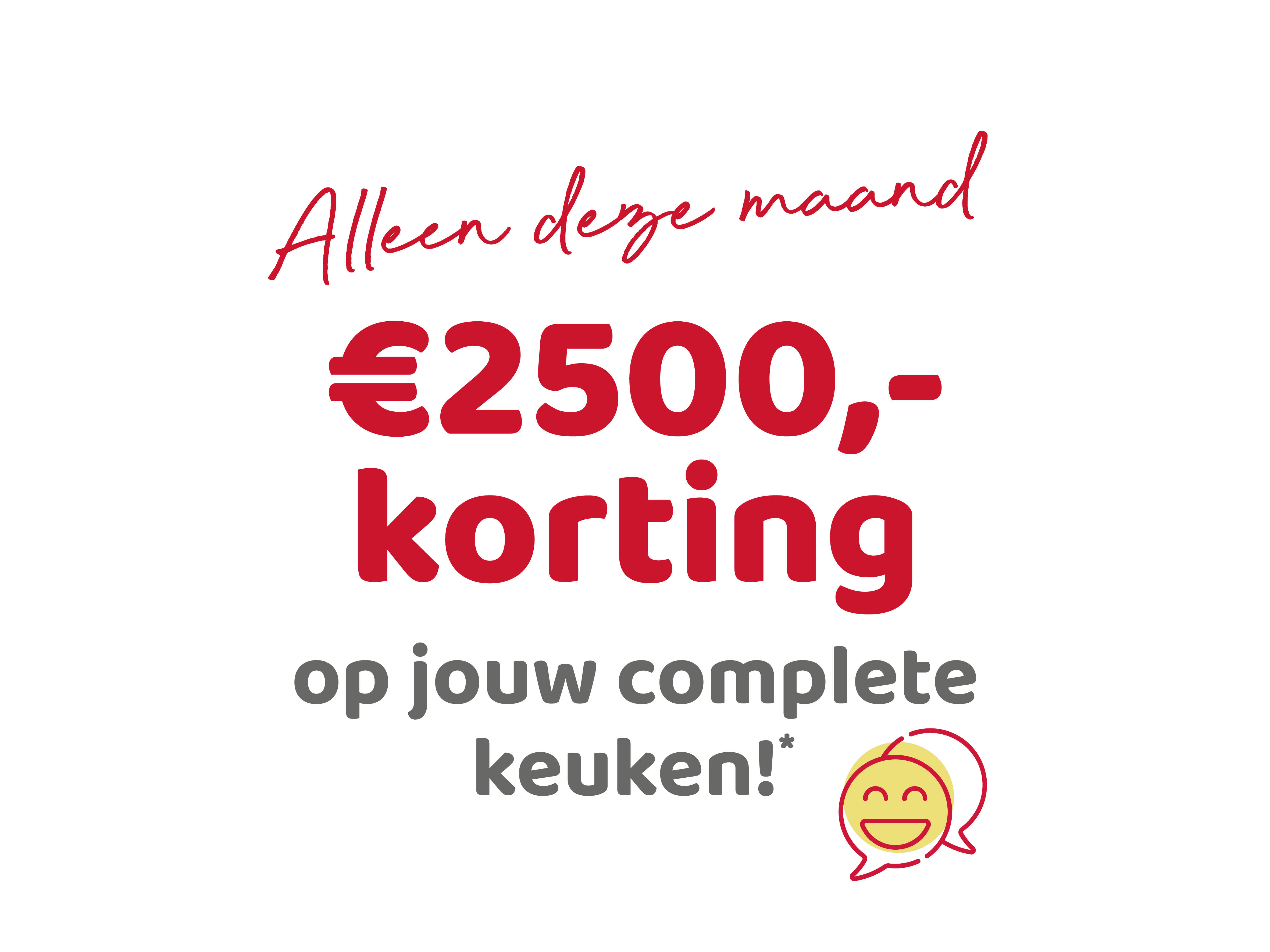 2500 euro korting