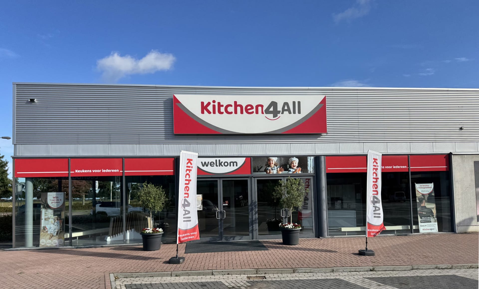 De winkel van Kitchen4All Sittard-Geleen