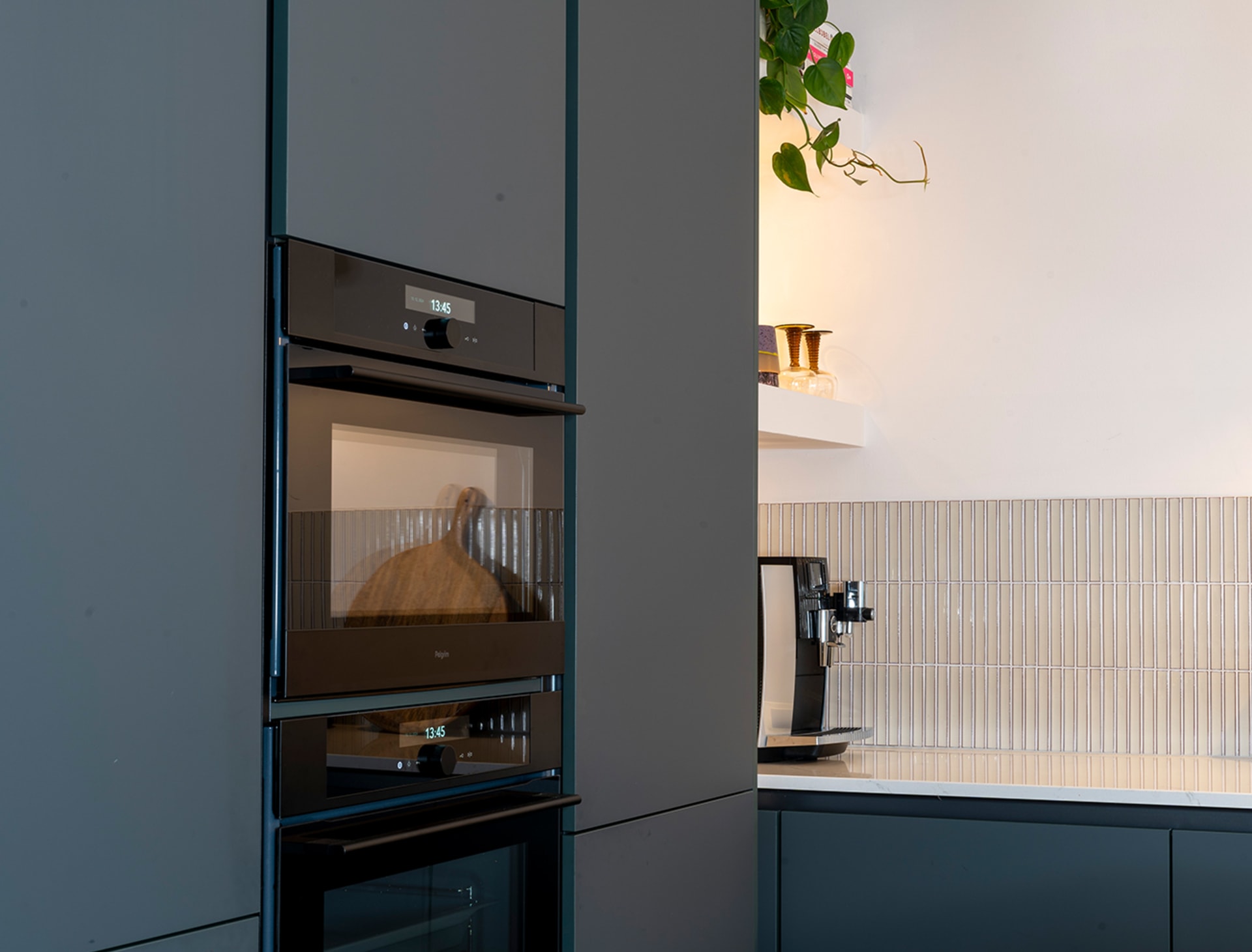 Realistisch 3D-ontwerp keuken