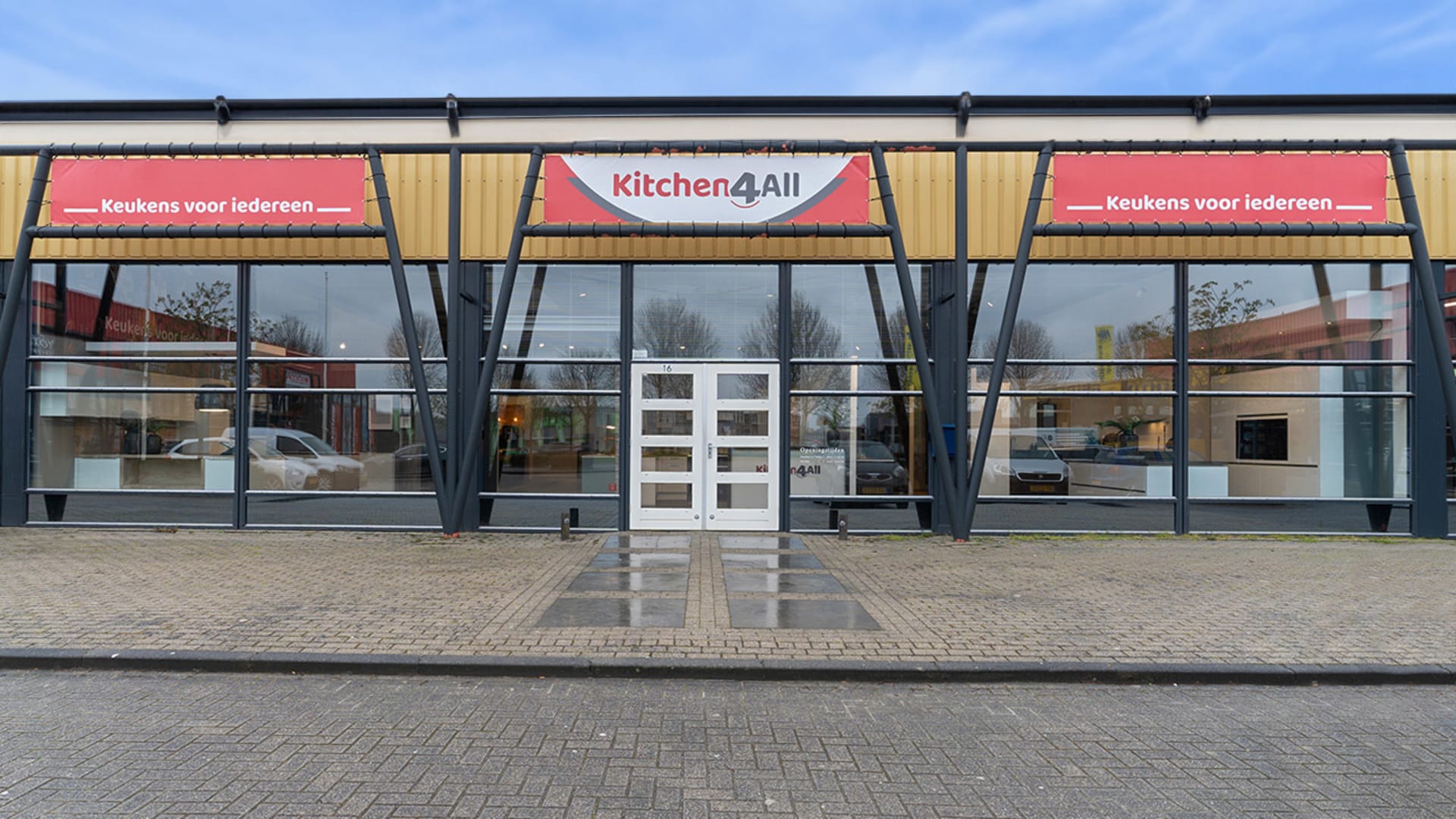 De winkel van Kitchen4All Dronten