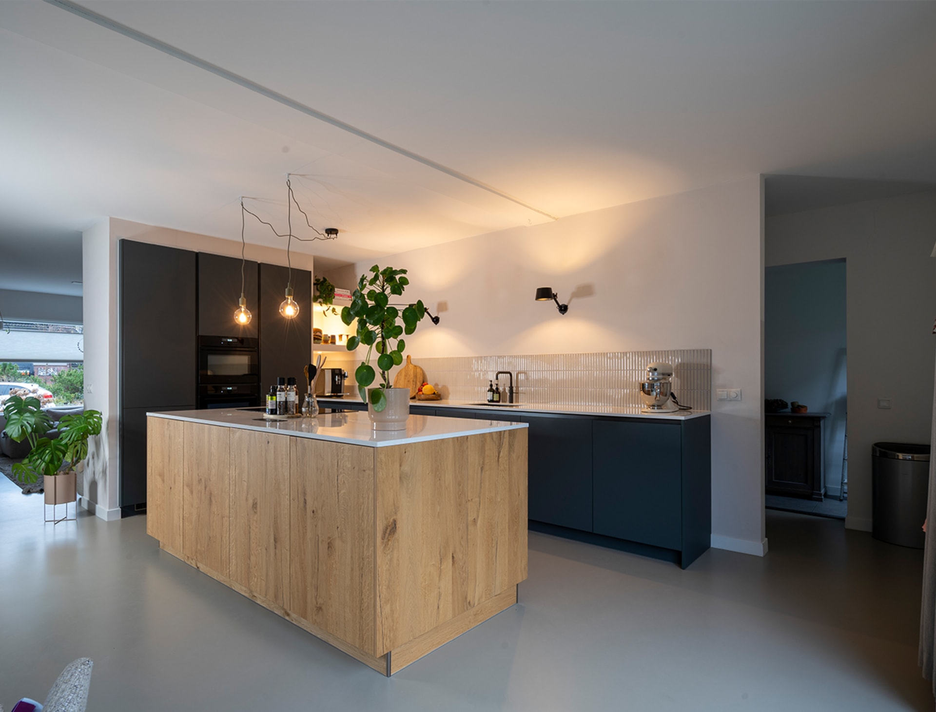 Trendy landelijke keuken van de familie Post