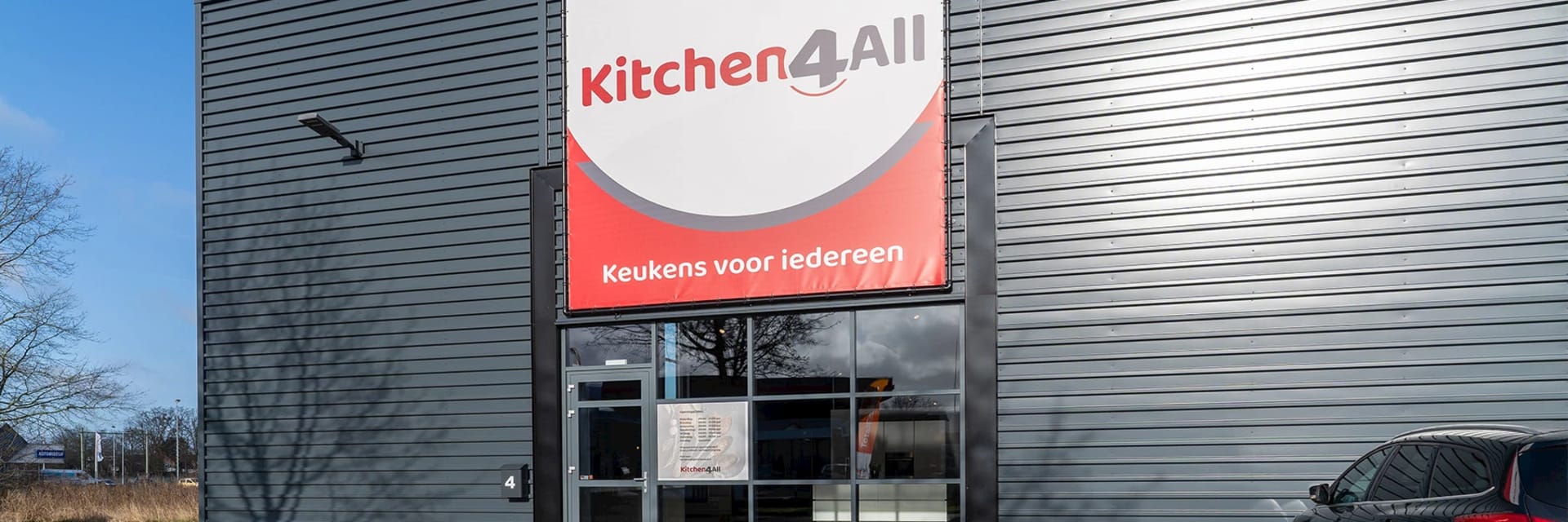 De winkel van Kitchen4All Harderwijk