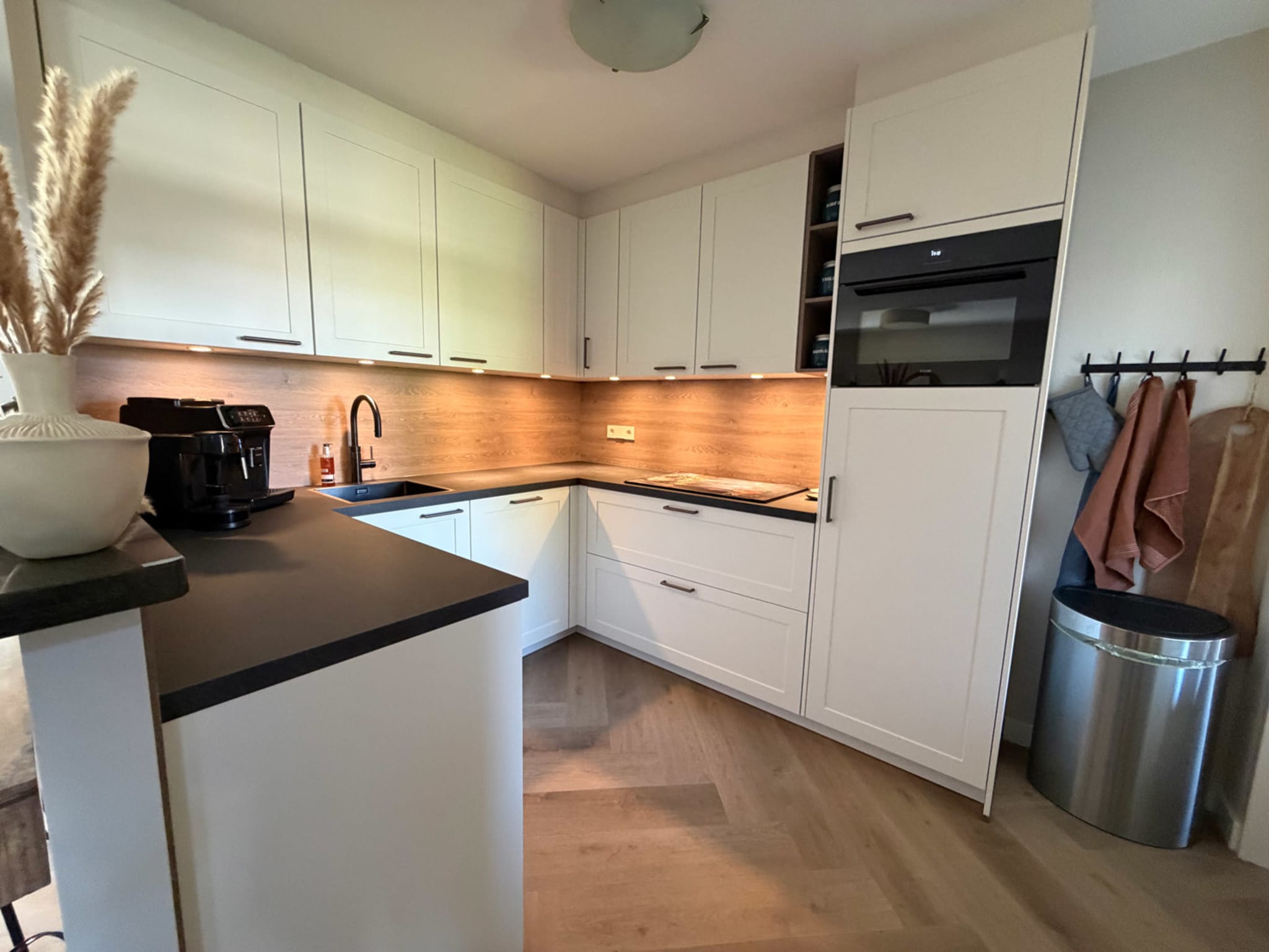 Opgeleverde keuken - Landelijk strak