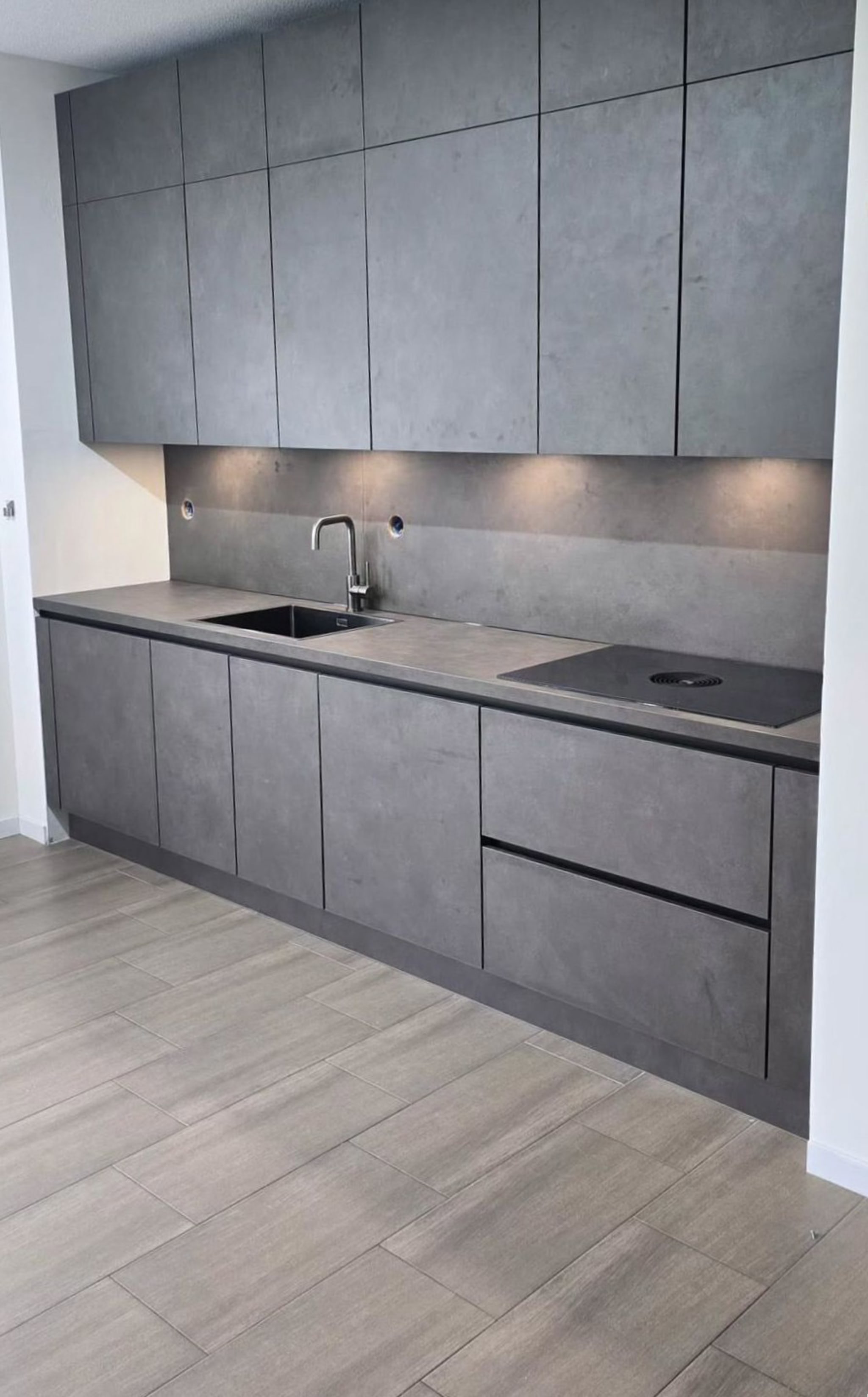Opgeleverde keuken - Industrieel modern