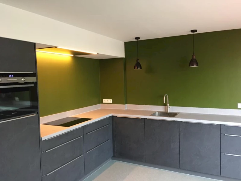 Leistenen look keuken