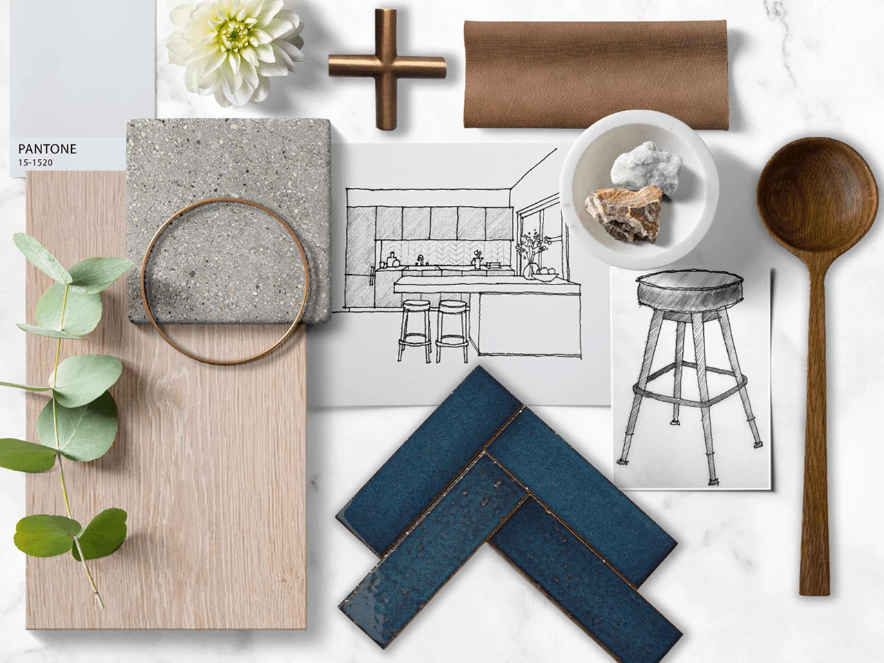 Moodboard met keukenstijlen ter inspiratie