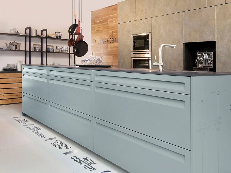 Blauw toepassen in keuken