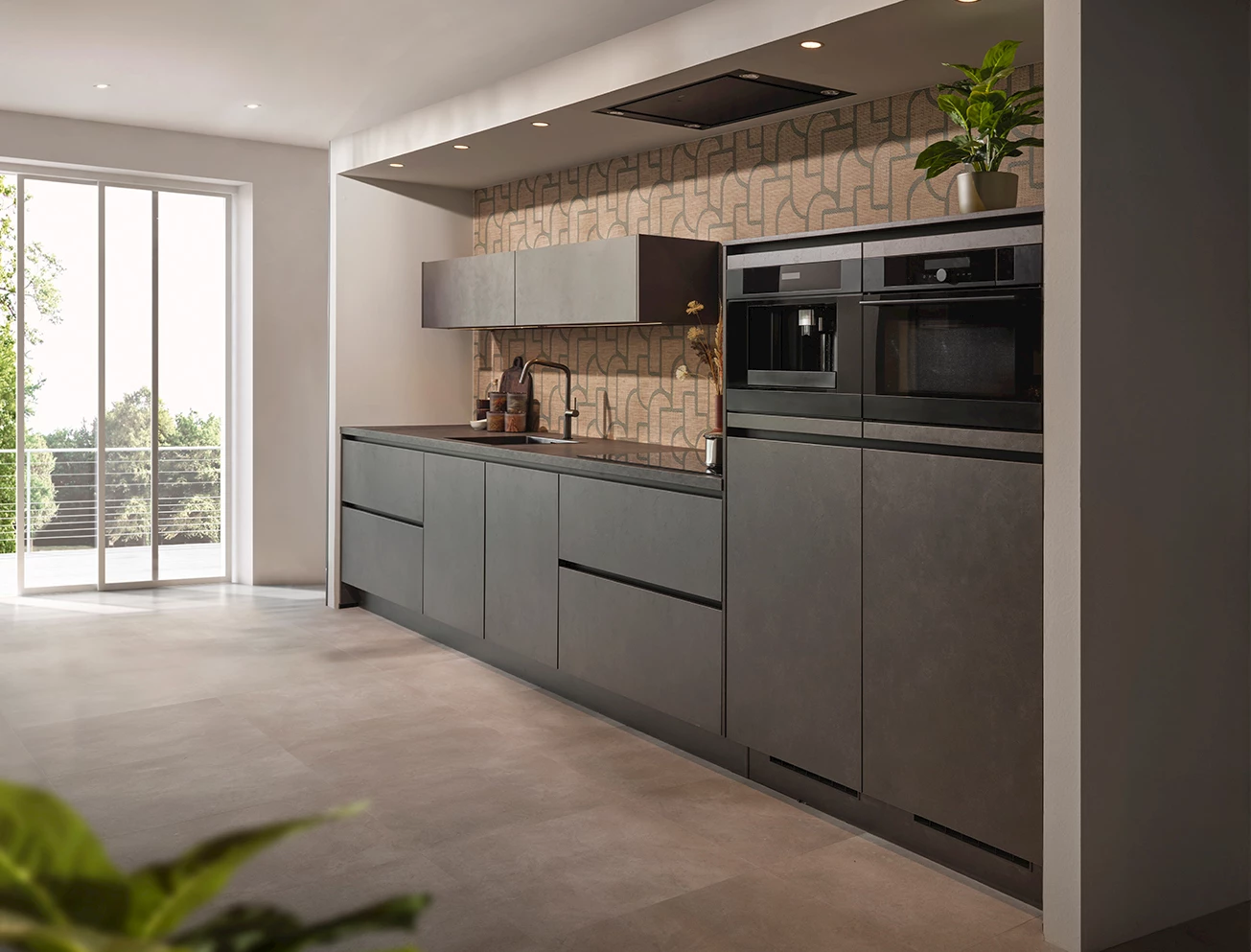 Lange rechte keuken 6 meter