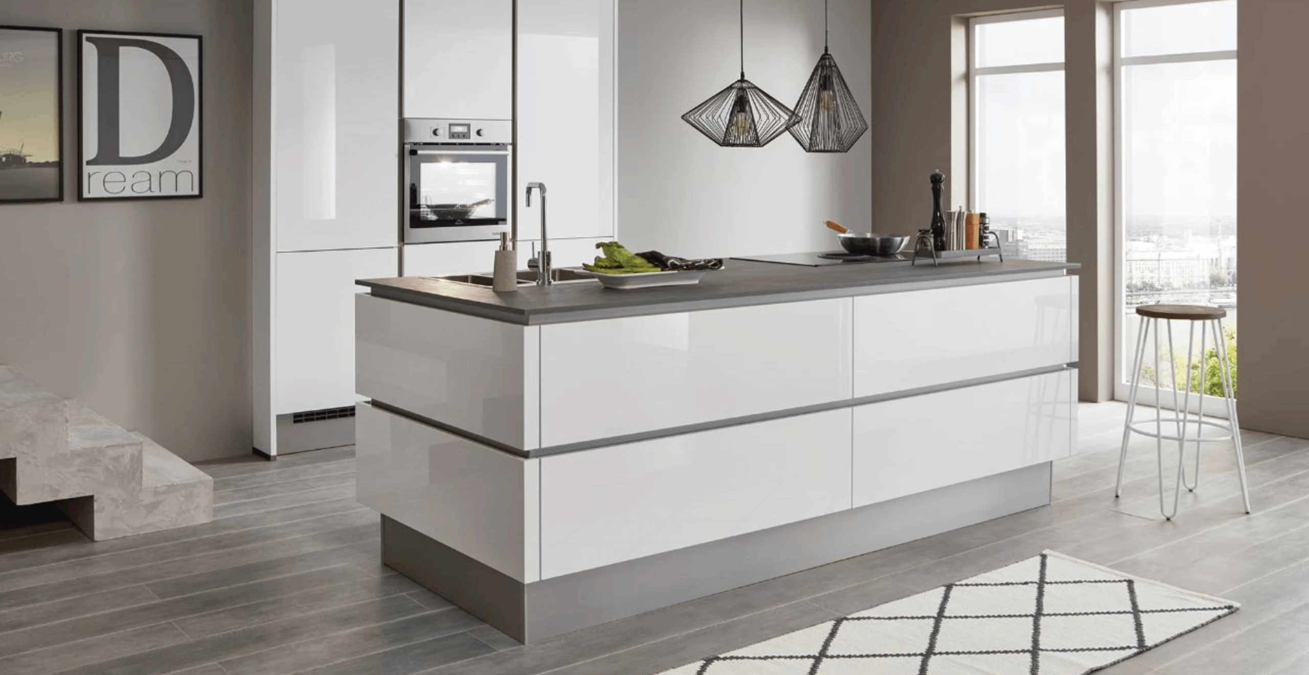 Complete keuken Glossy White