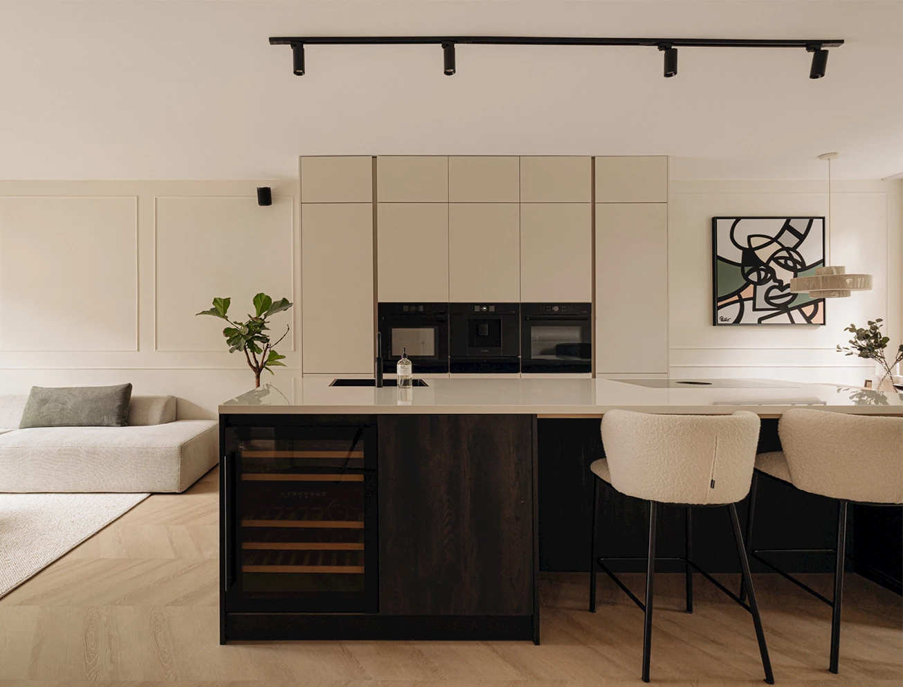 Design open keuken met eiland