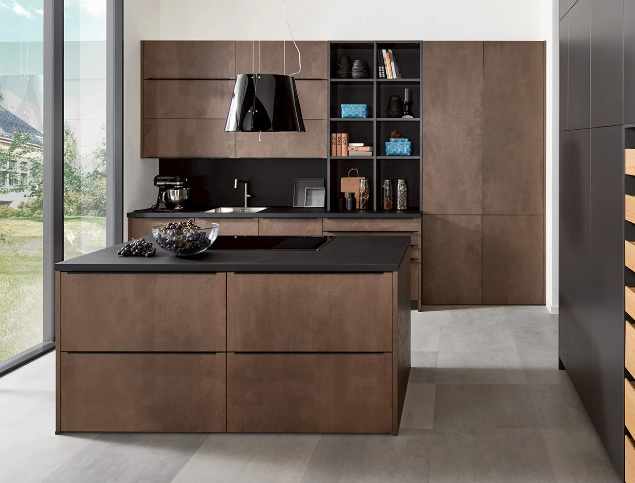 Bruine Duitse keuken