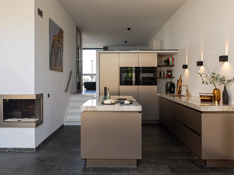 Metallic keuken