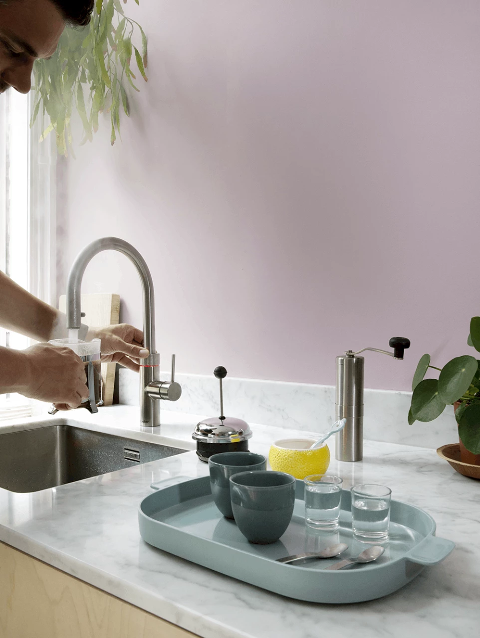 Werking kokend waterkraan