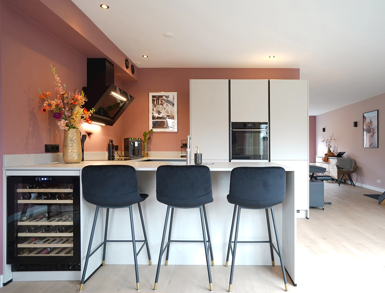 Greeploze keuken wit