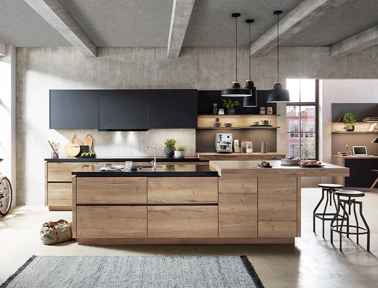 Houtlook urban chique