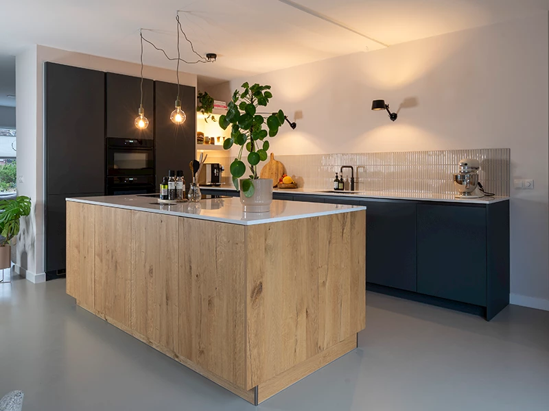 Trendy landelijke keuken