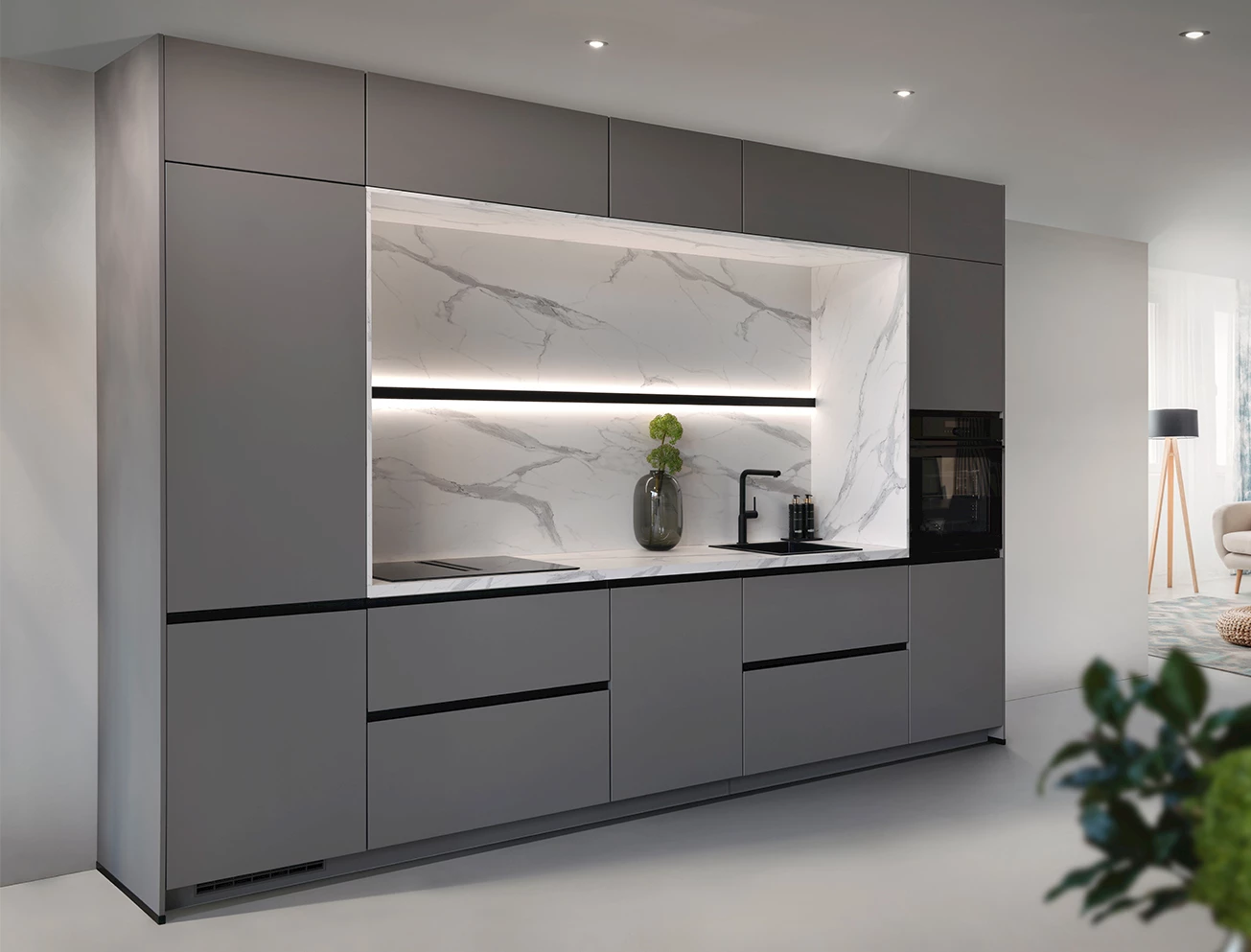 Kleine moderne keuken