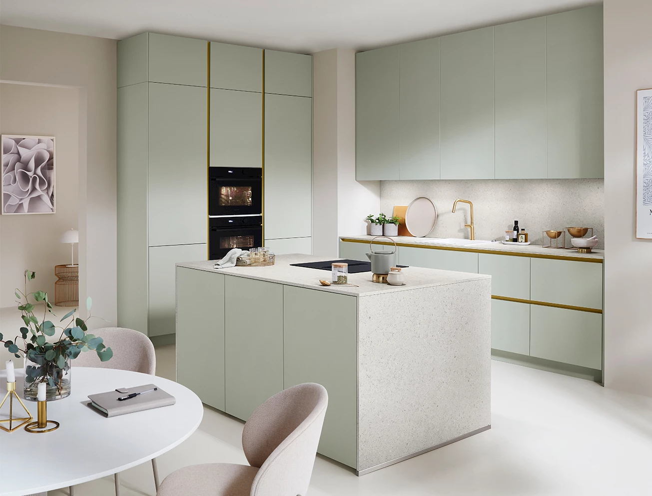 Terrazzo Stoer keuken in de winkel van Kitchen4All