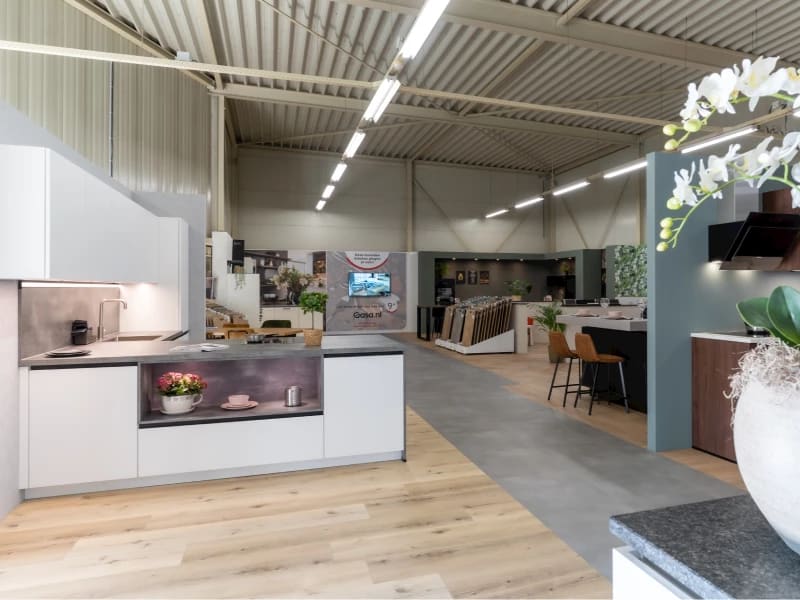 Kitchen4All winkel met meerdere keukenopstellingen