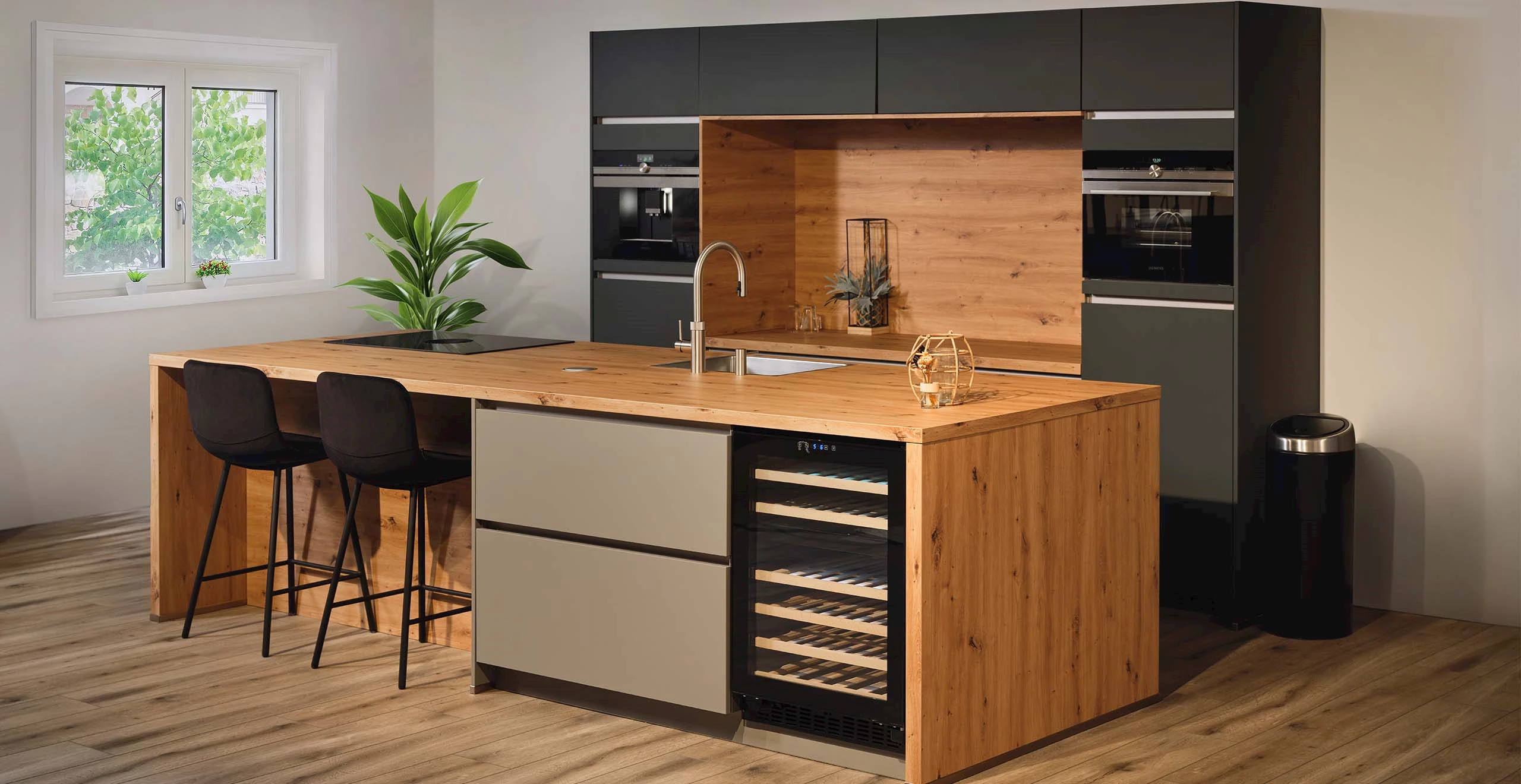 Open keuken met bar (1)