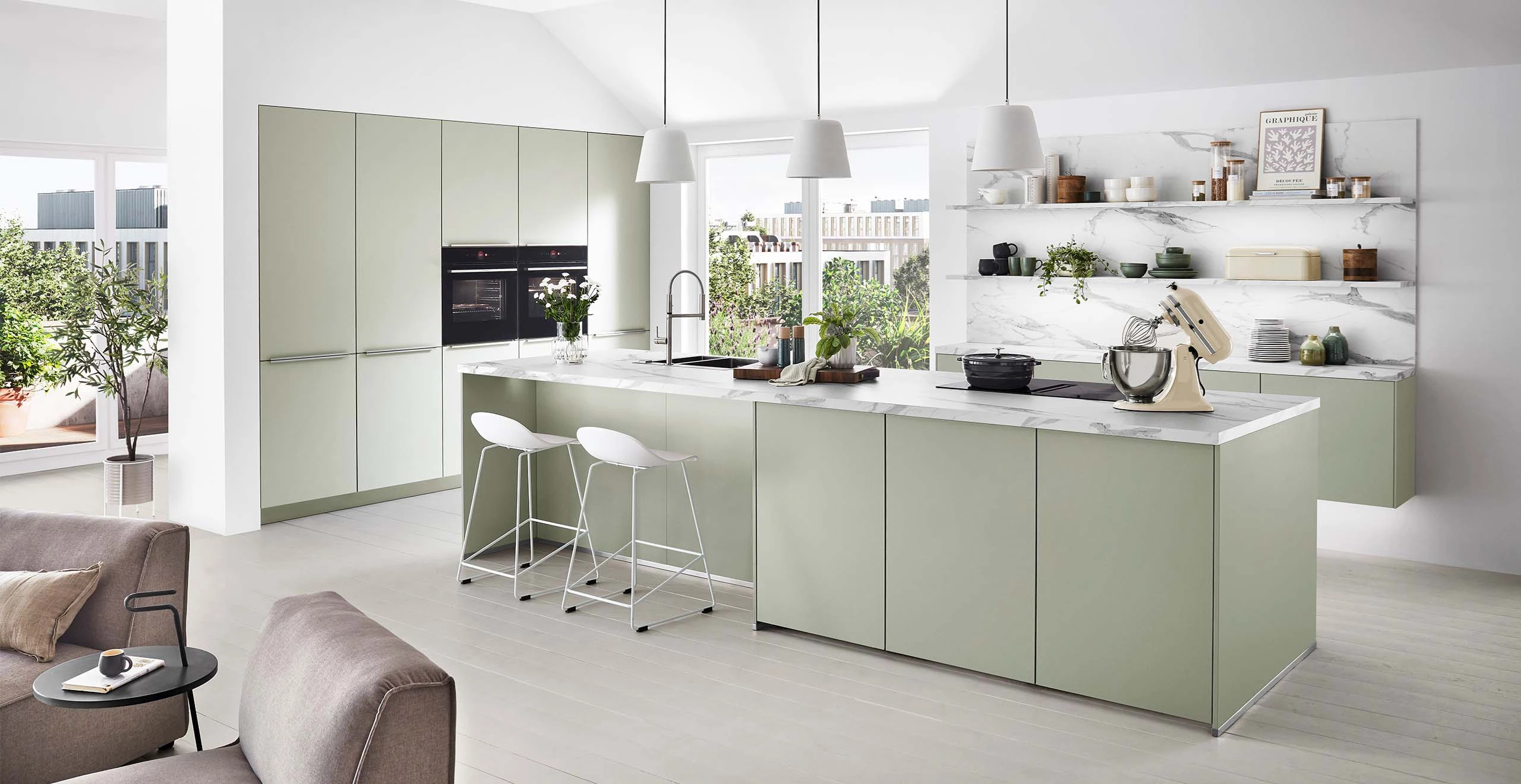 Kookeiland met bar (2)