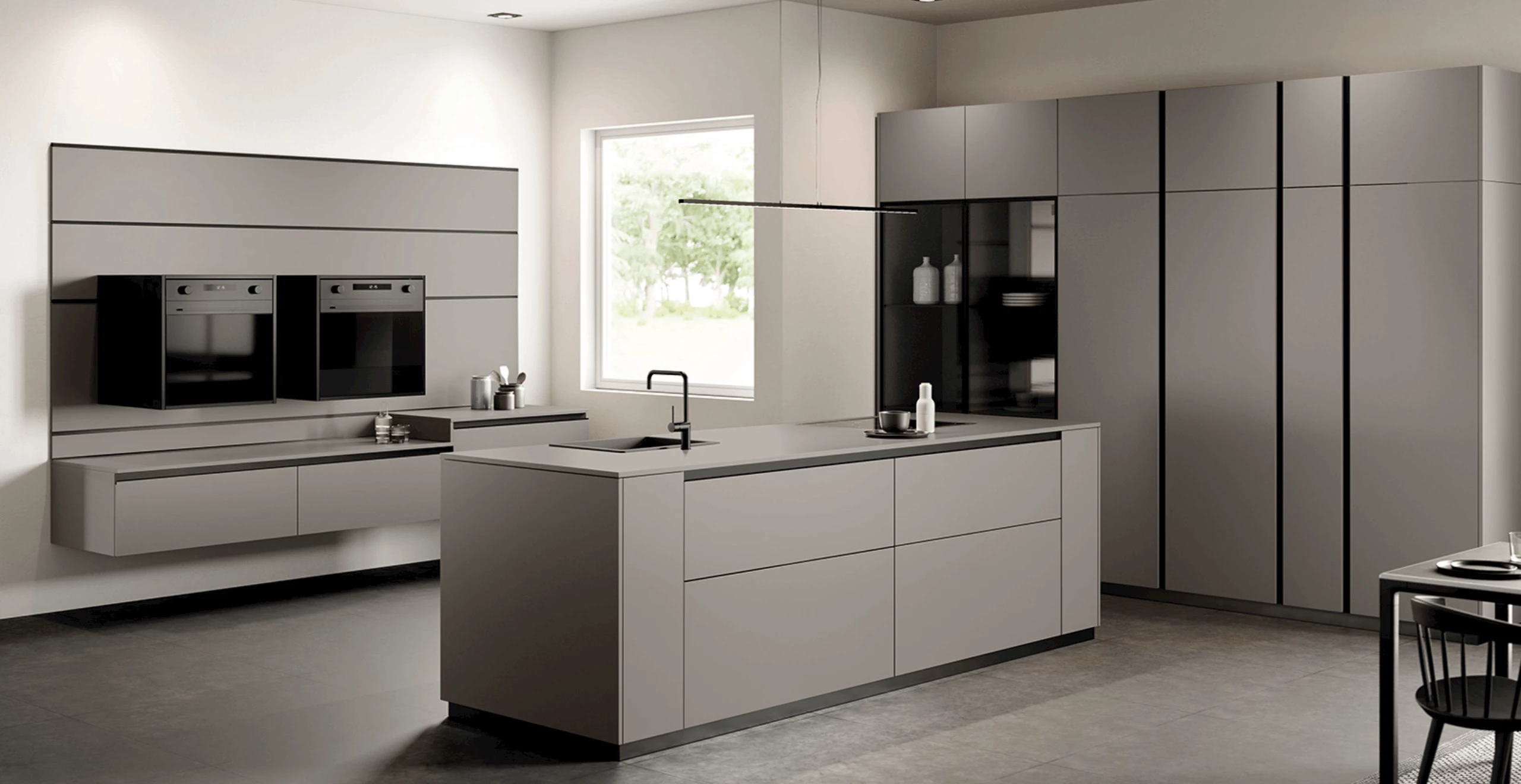 Taupe keuken