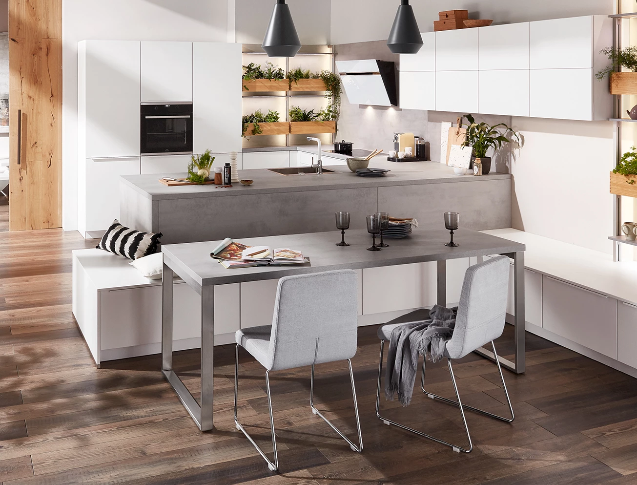 Kleine keuken U-vorm