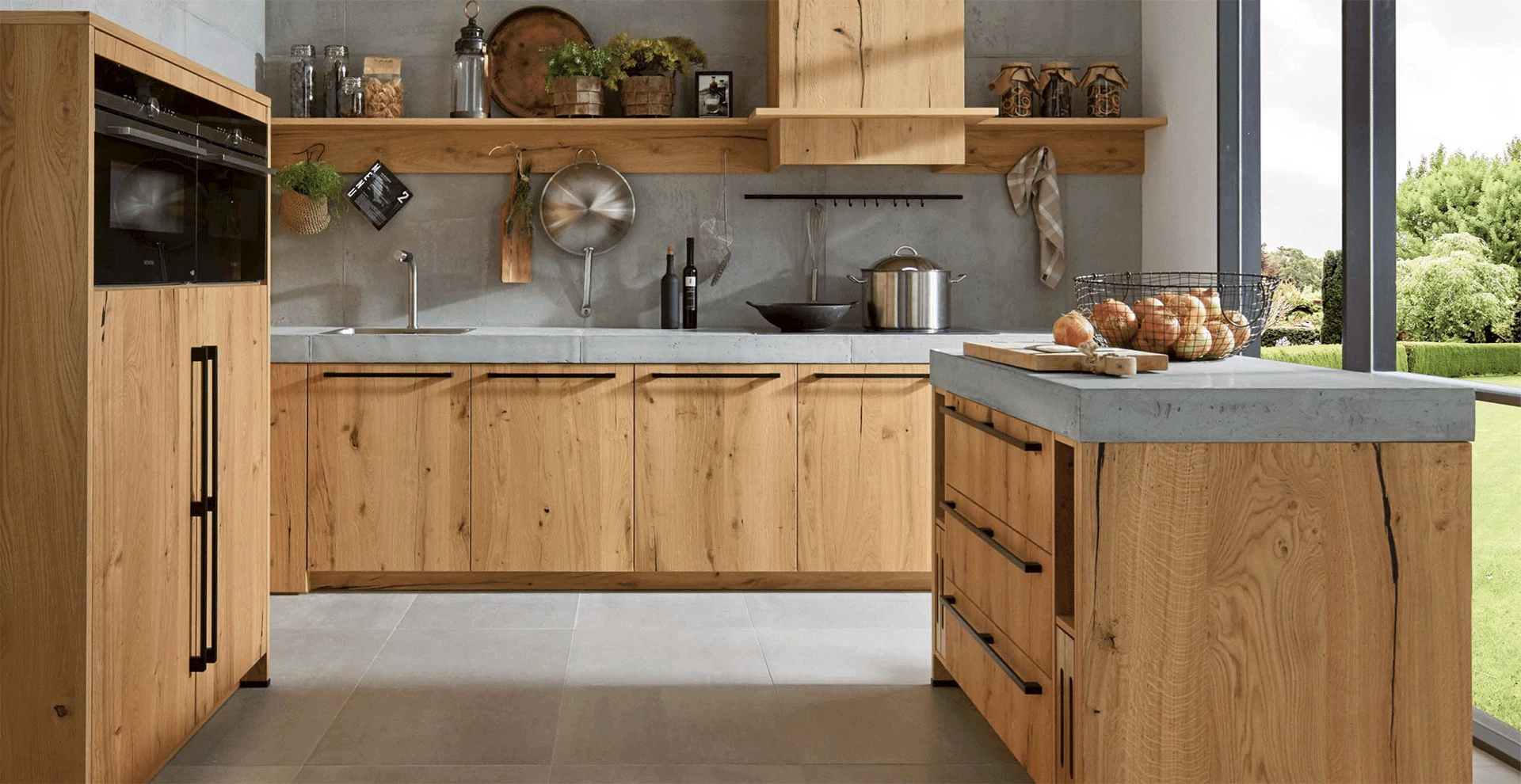 Rustiek eiken keuken