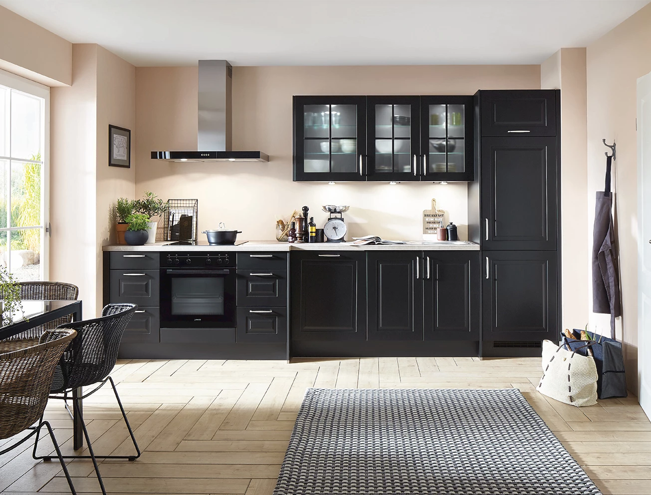 Klassieke rechte keuken 6 meter