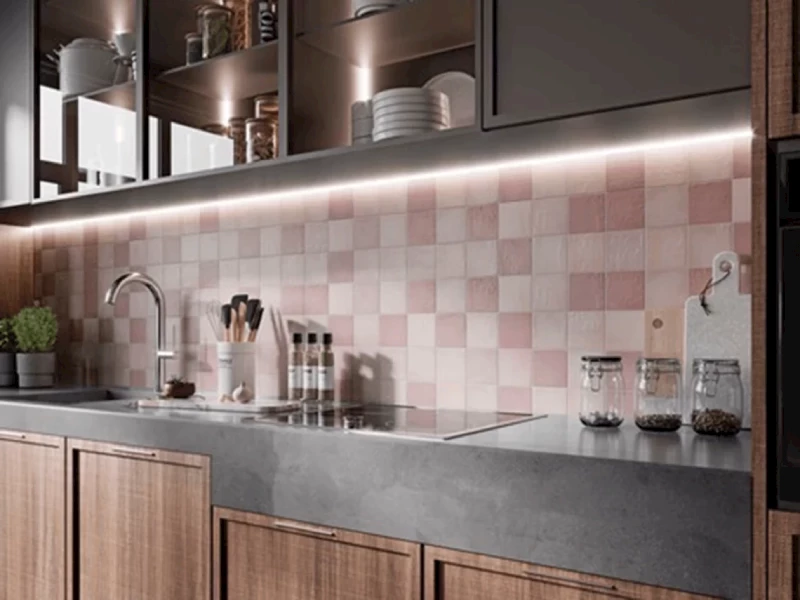 Roze keuken