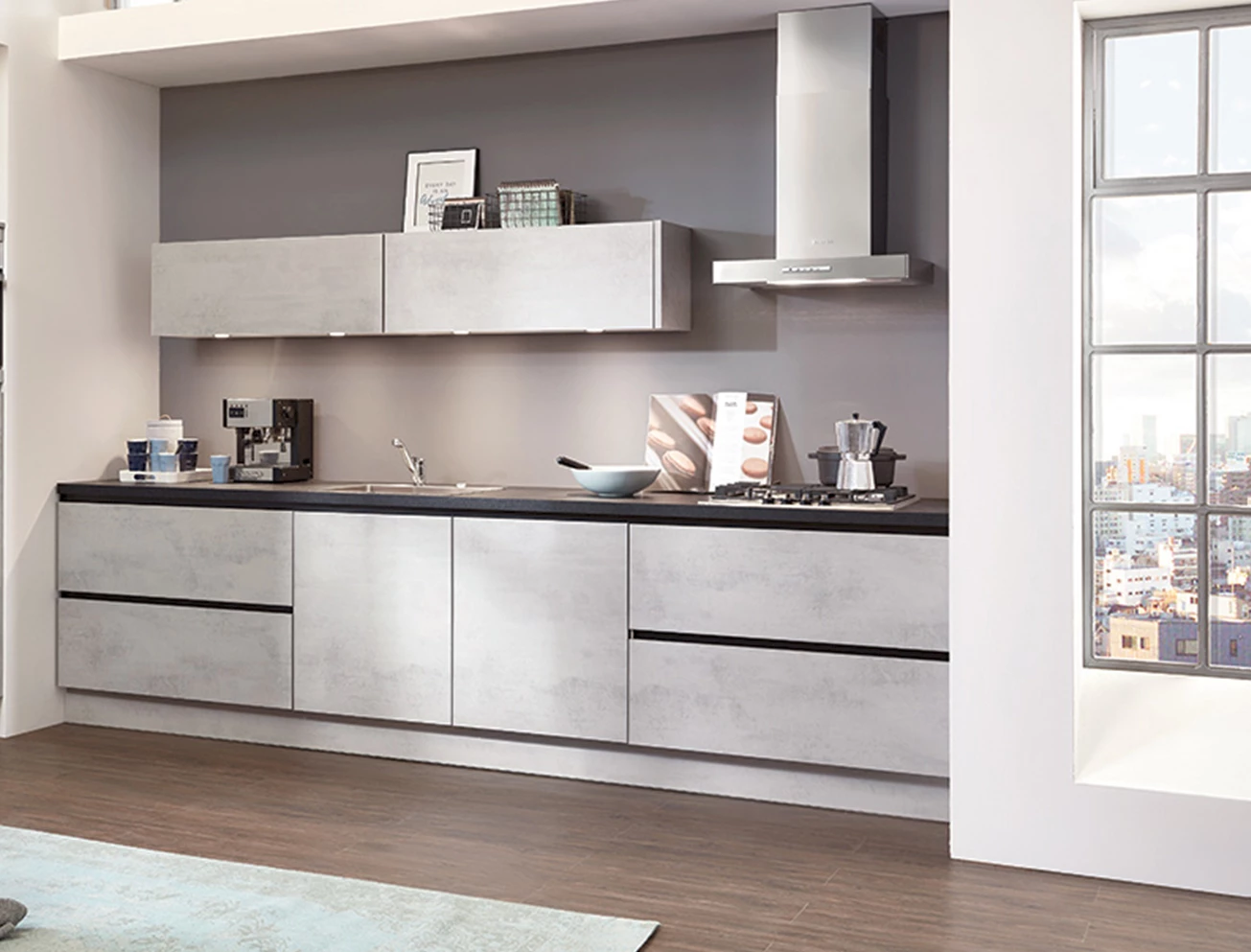 Kleine moderne keuken