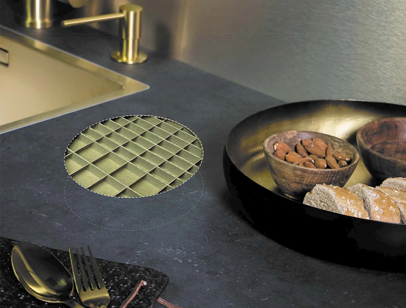 Duurzaam Greengridz werkblad in keuken