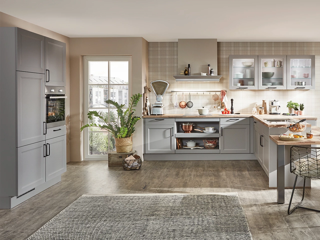 Landelijke keuken grijs