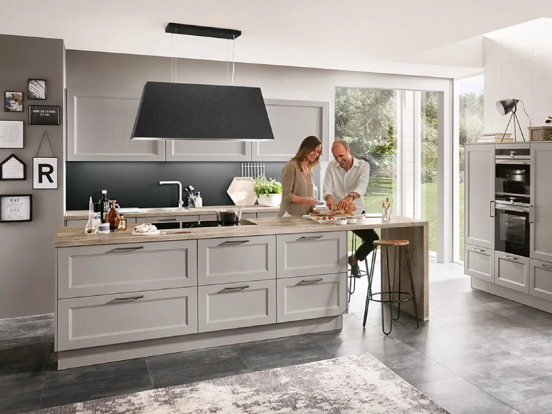 Keukenstijlen taupe keuken