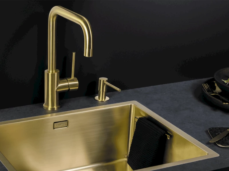 Gouden accenten keuken
