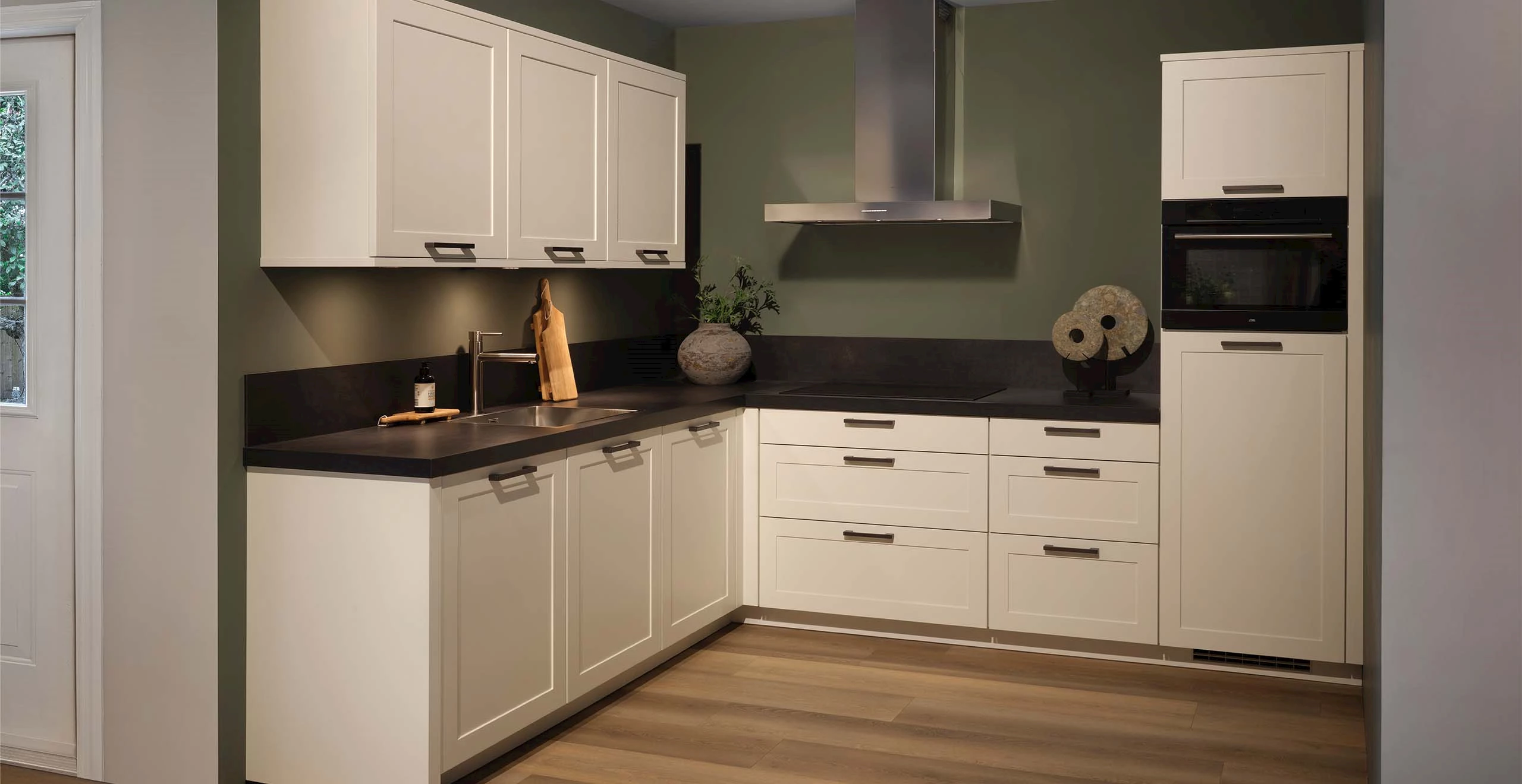 Witte landelijke keuken (1)