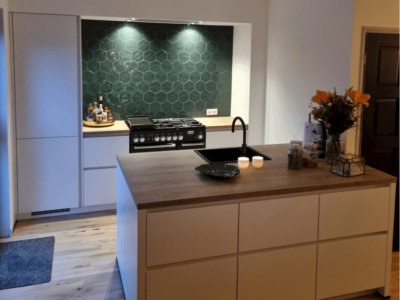Landelijke keuken met eiland Kitchen4All