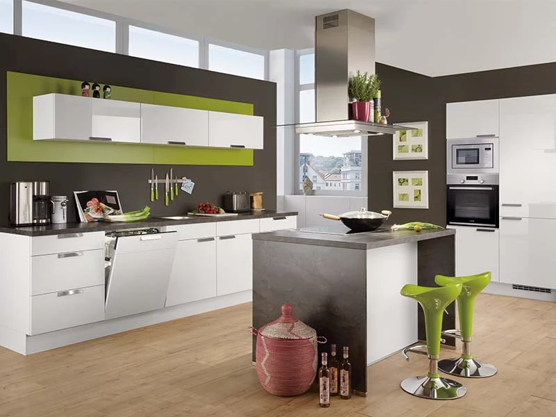Keuken kookeiland met bar