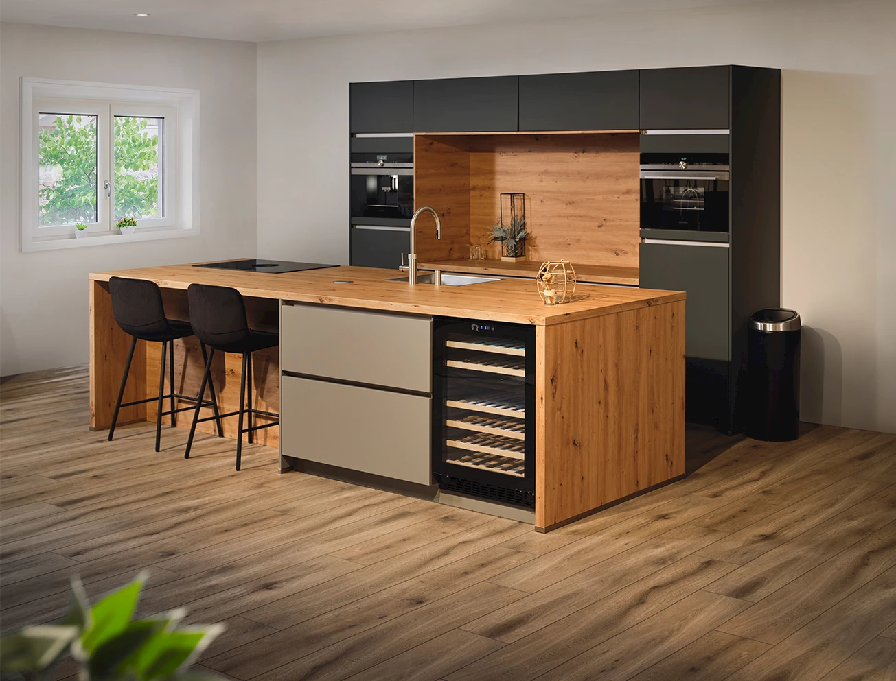 Stoere landelijke eiken keuken