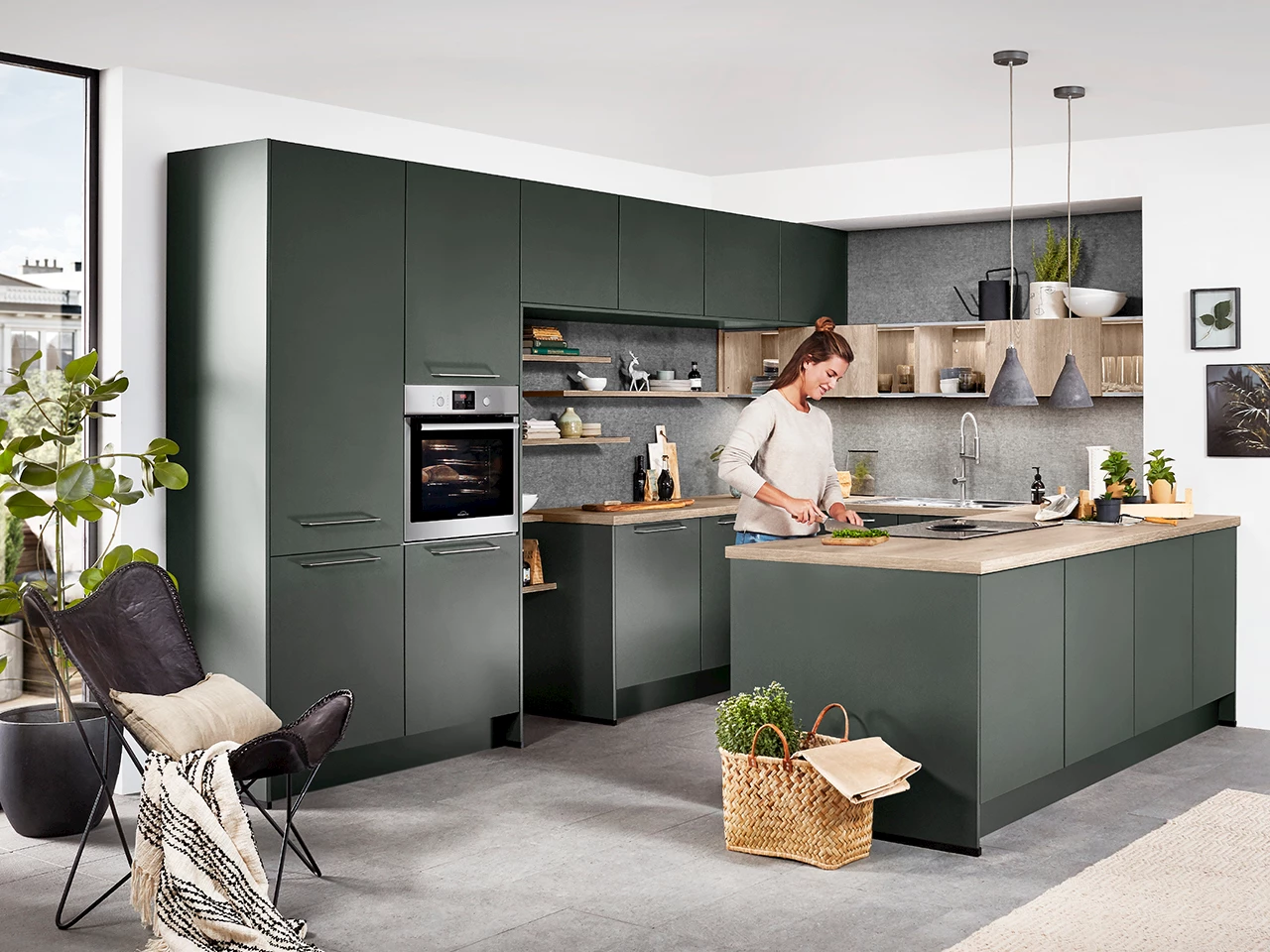 Kwadrant Naar boven Hong Kong Complete keuken Easytouch Green kopen? | Kitchen4All