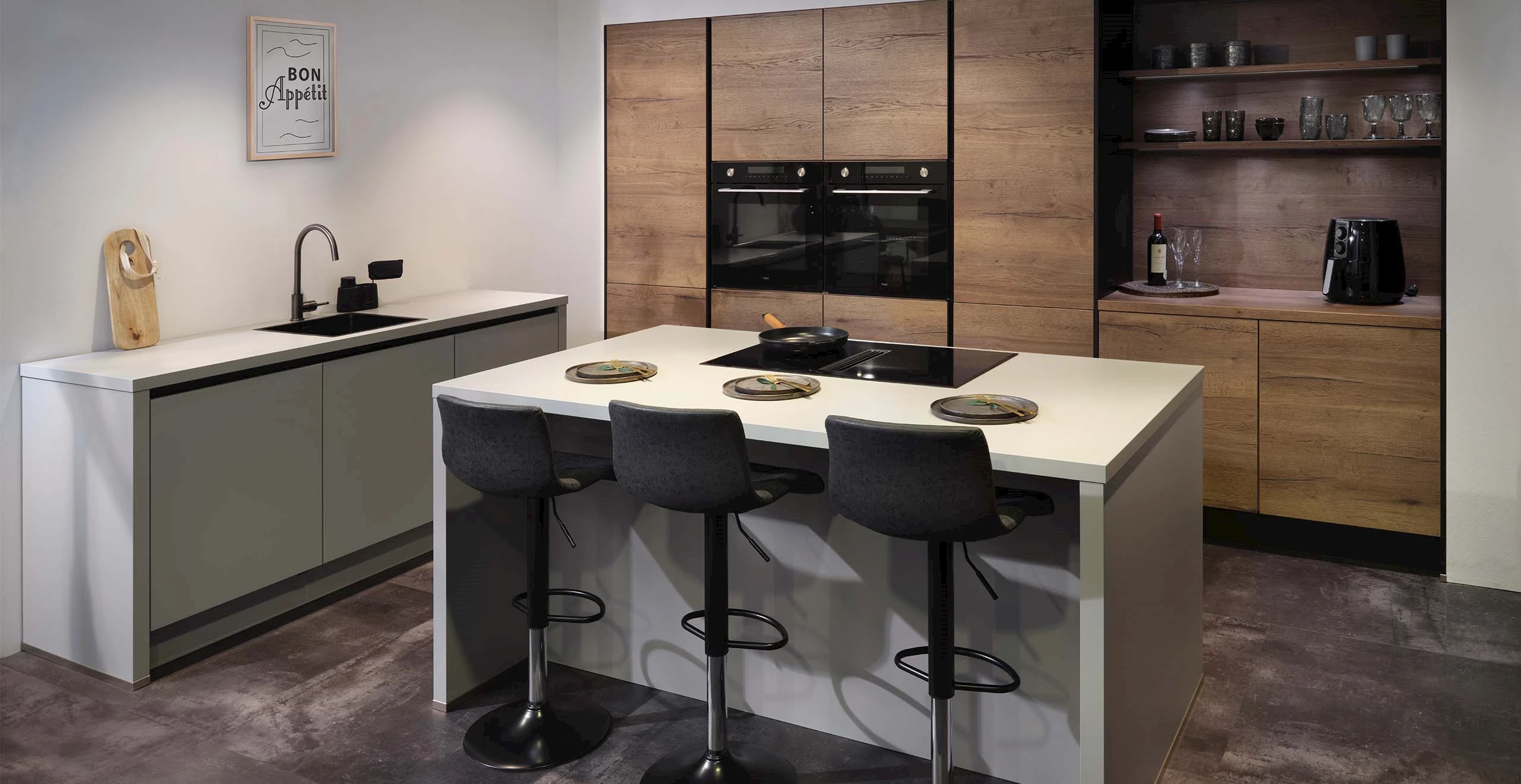 Hoekkeukens met eiland