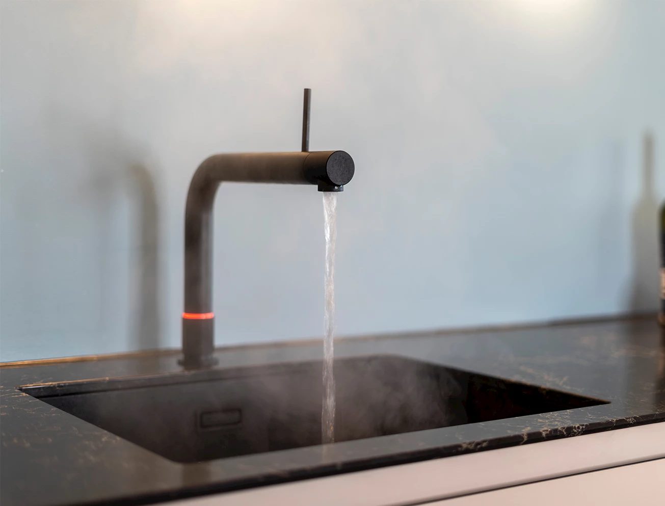 De werking van een kokend waterkraan