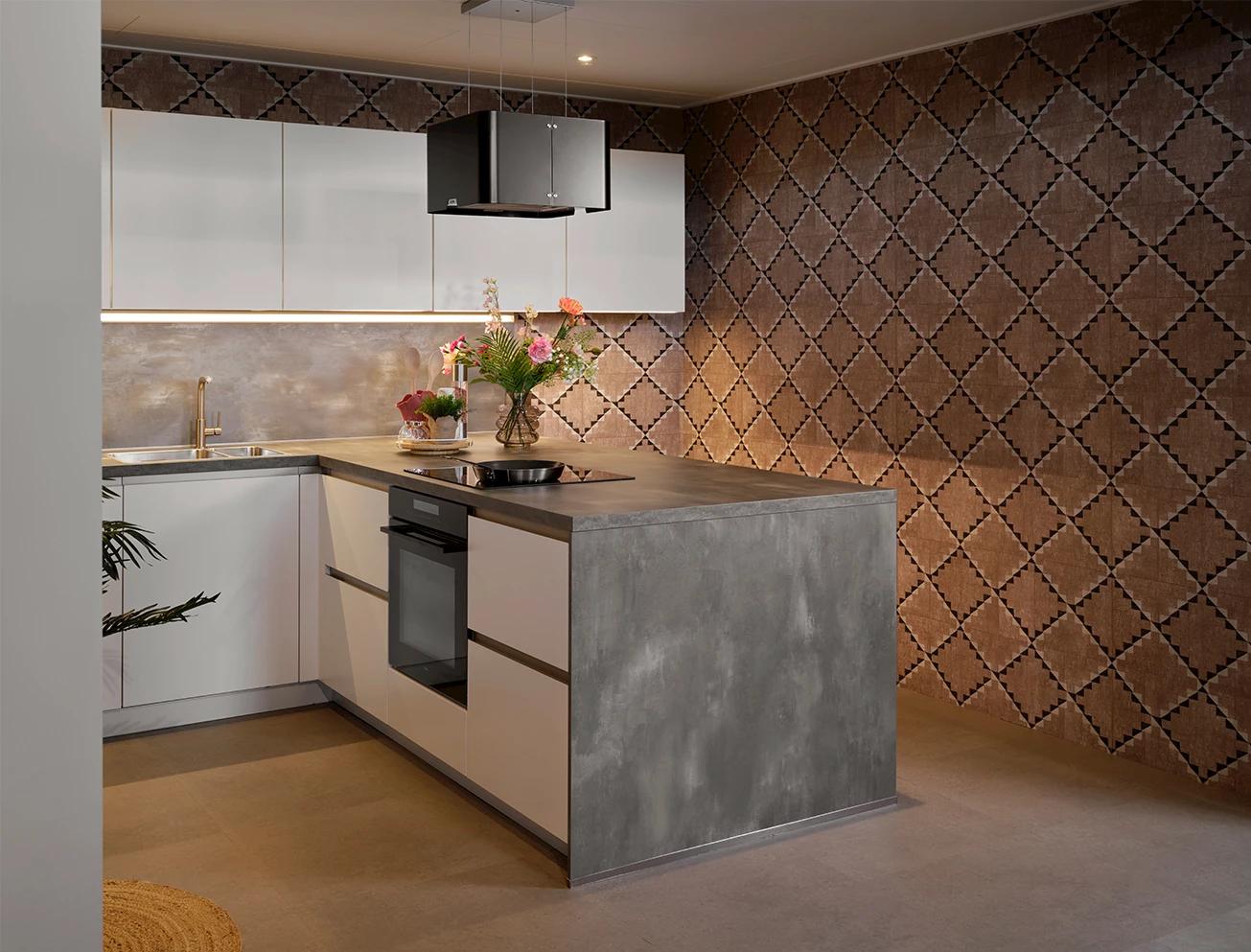 Tijdloze kleine keuken