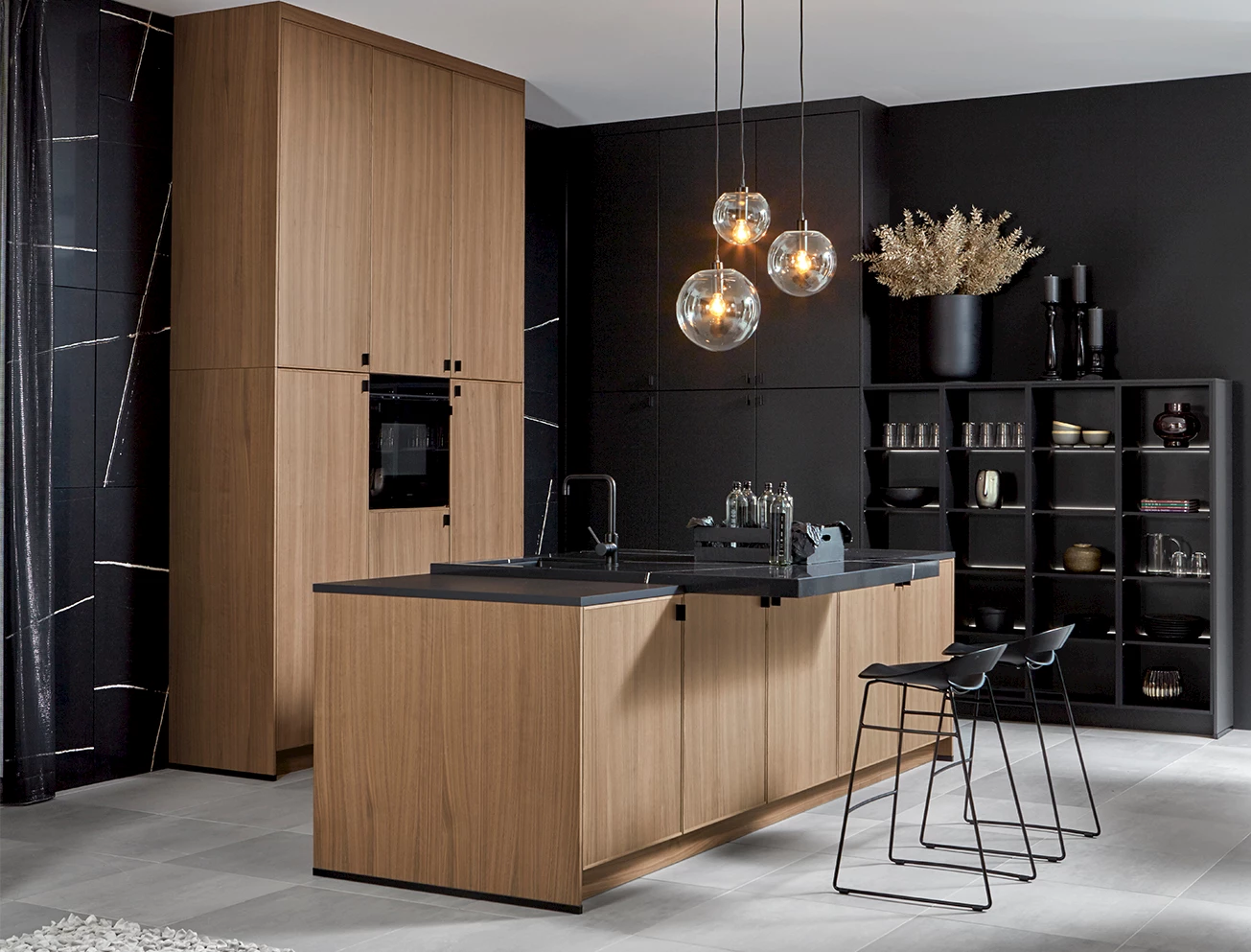 keuken landelijk strak