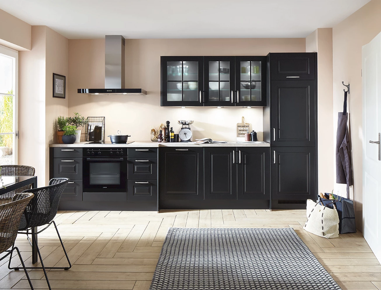 Klassieke rechte keuken