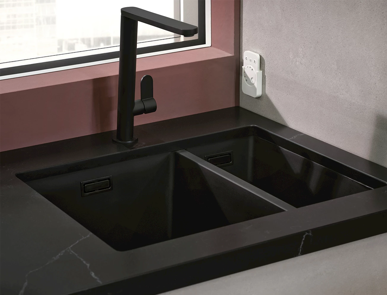 Composiet werkblad zwart