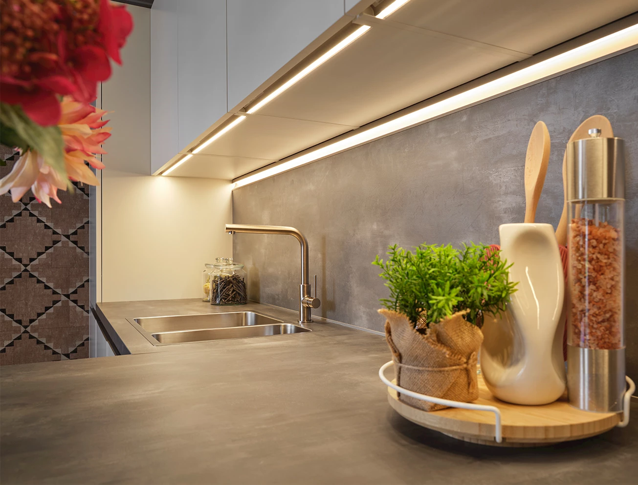 Kunststof werkblad schoonmaken