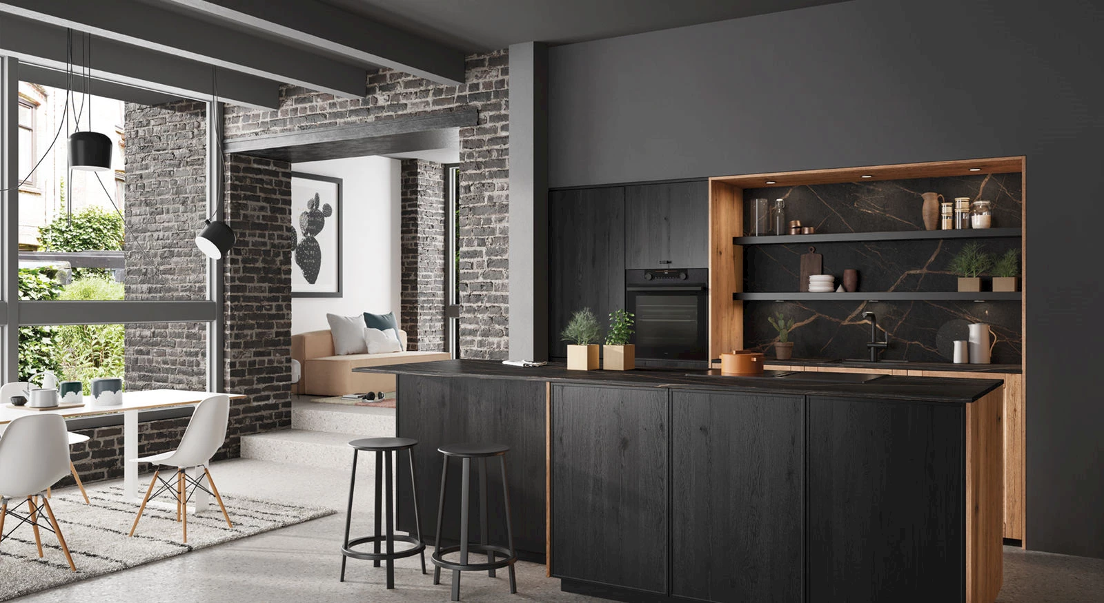 Luxe keuken met kookeiland