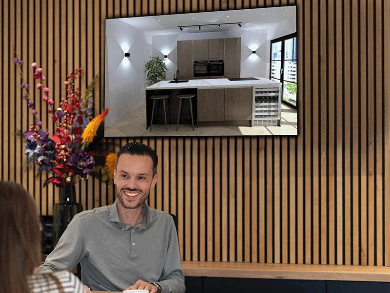 Gratis 3D-ontwerp keuken