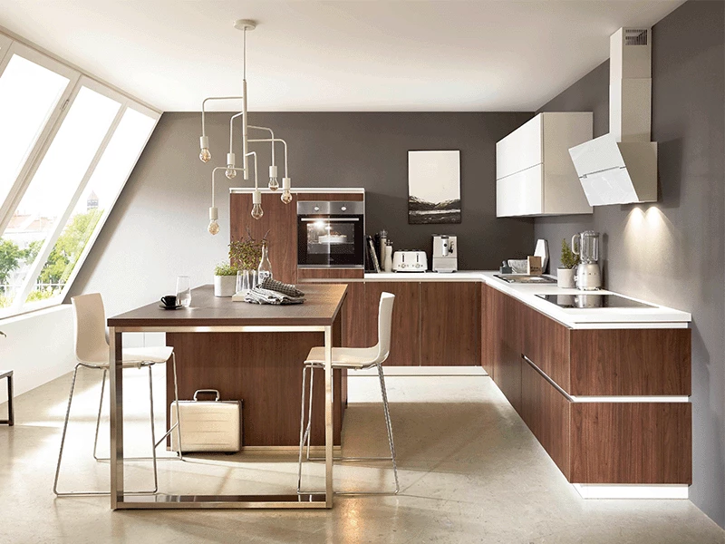 Nostalgische keuken met hout